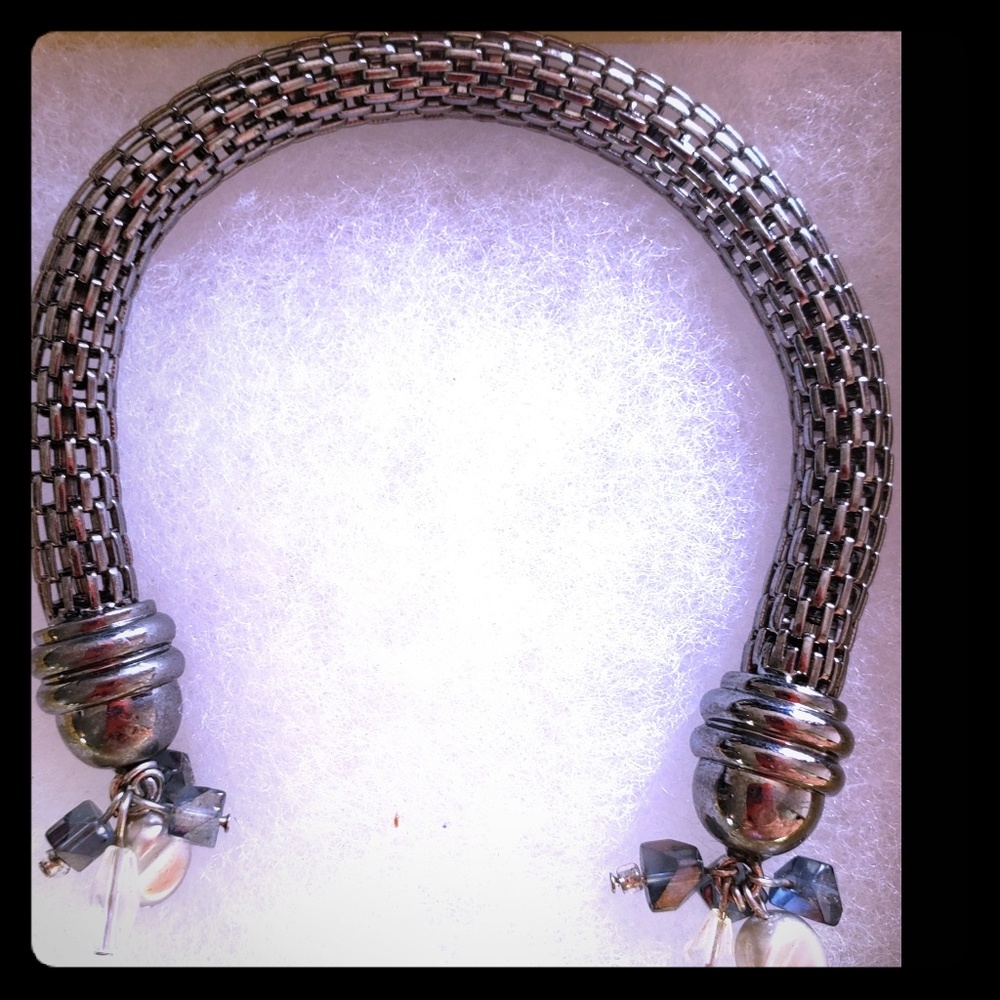 6" Adjustable Gunmetal Cuff Bracelet